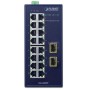 PLANET IGS-1820TF switch di rete Non gestito L2 Gigabit Ethernet (10/100/1000) Blu