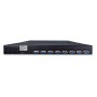 PLANET KVM-210-08M switch per keyboard-video-mouse (kvm) Montaggio rack Nero