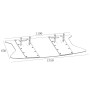 Multibrackets 2579 Supporto per display espositivi 2,79 m (110") Nero (MB2579)
