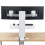 Ergotron WorkFit SR 61 cm (24") Morsa Bianco (33-407-062)