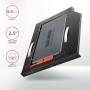 Axagon RSS-CD09 2.5 SSD/HDD caddy into DVD slot 9.5 mm LED ALU scheda di interfaccia e adattatore Interno SATA