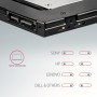 Axagon RSS-CD09 2.5 SSD/HDD caddy into DVD slot 9.5 mm LED ALU scheda di interfaccia e adattatore Interno SATA