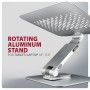 Axagon STND-LR supporto per laptop Supporto per laptop e tablet Argento 43,9 cm (17.3")