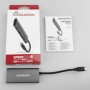 Axagon HMC-4G2 hub di interfaccia USB 3.2 Gen 2 (3.1 Gen 2) Type-C 10000 Mbit/s (HMC-4G2)