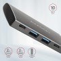 Axagon HMC-4G2 hub di interfaccia USB 3.2 Gen 2 (3.1 Gen 2) Type-C 10000 Mbit/s (HMC-4G2)
