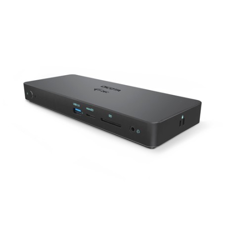 DICOTA D31953-CH replicatore di porte e docking station per laptop Cablato USB tipo-C Nero