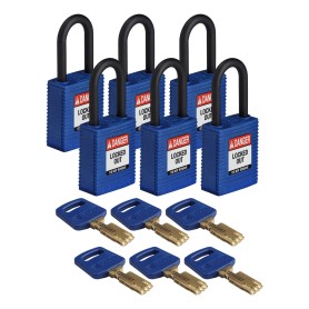 Brady SafeKey Lucchetto convenzionale 6 pz (150221)