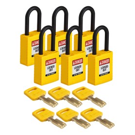 Brady SafeKey Lucchetto convenzionale 6 pz (150265)