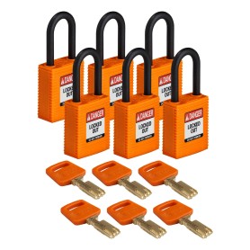 Brady SafeKey Lucchetto convenzionale 6 pz (150310)
