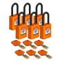 Brady SafeKey Lucchetto convenzionale 6 pz (150310)