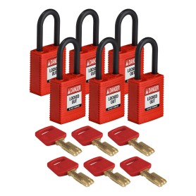 Brady SafeKey Lucchetto convenzionale 6 pz (150311)