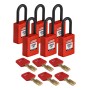 Brady SafeKey Lucchetto convenzionale 6 pz (150311)