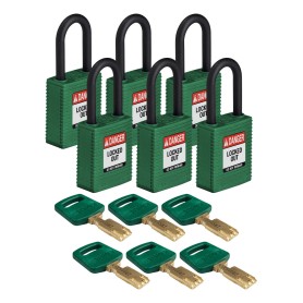 Brady SafeKey Lucchetto convenzionale 6 pz (150334)