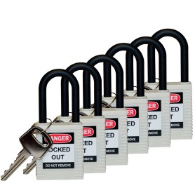 Brady 813641 lucchetto Lucchetto convenzionale 6 pz