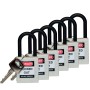Brady 813641 lucchetto Lucchetto convenzionale 6 pz
