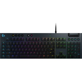 Logitech G G815 LIGHTSYNC RGB Mechanical Gaming Keyboard – GL Linear tastiera USB Russo Carbonio (920-009007)