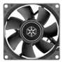 Silverstone FN80 Case per computer Ventilatore 8 cm Nero 1 pz (SST-FN80B)