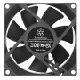 Silverstone FN80 Case per computer Ventilatore 8 cm Nero 1 pz (SST-FN80B)