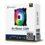 Silverstone Air Blazer 120R Case per computer Ventilatore 12 cm Nero, Translucent (SST-AB120R-ARGB)