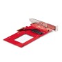 StarTech.com Scheda adattatore da U.3 a PCIe, adattatore PCIe 4.0 x4 per SSD U.3 NVMe da 2,5", scheda aggiuntiva PCI Express SFF (PEX4SFF8639U3)