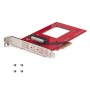 StarTech.com Scheda adattatore da U.3 a PCIe, adattatore PCIe 4.0 x4 per SSD U.3 NVMe da 2,5", scheda aggiuntiva PCI Express SFF (PEX4SFF8639U3)