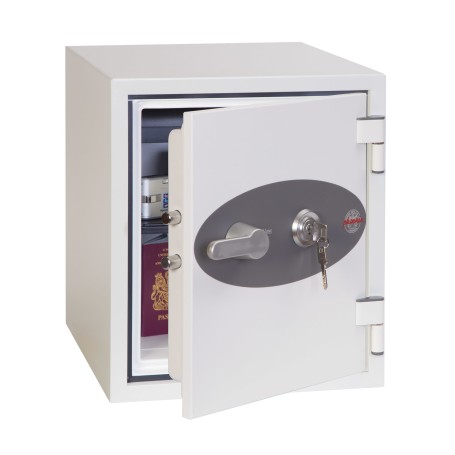 Phoenix Safe Co. FS1282K Cassaforte indipendente 25 L Acciaio Bianco