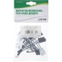 InLine Ferma cavi adesivi regolabili 94mm, con foro di fissaggio, nero, 10pz (59969F)