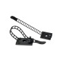 InLine Ferma cavi adesivi regolabili 64mm, con foro di fissaggio, nero, 10pz (59969B)