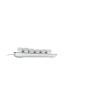 CHERRY MV3.0 RGB tastiera Gaming USB QWERTZ Tedesco Argento, Bianco (G8B-26000LYADE-0)