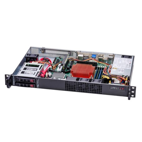 Supermicro SYS-111AD-HN2 sistema barebone per server Intel R680E LGA 1700 Rack (1U) Nero