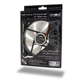 Noiseblocker Multiframe M12-1 Case per computer Ventilatore 12 cm Nero (ITR-M12-1)