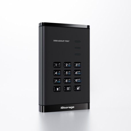 iStorage diskAshur PRO3 HDD disco rigido esterno 5 TB USB tipo-C 3.2 Gen 1 (3.1 Gen 1) Nero (IS-DAP3-256-5000-F)