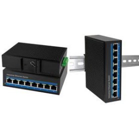 LogiLink NS203P - Switch 8-Port Gigabit Ethernet PoE - Switch - 1 Gbps