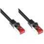 Alcasa 0.25m Cat. 6, S/FTP cavo di rete Nero 0,25 m Cat6 S/FTP (S-STP) (8060-003S)