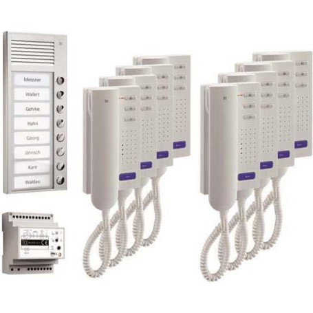 TCS Türsprechanlagen-Set PPA08-EN/02 pre pack8 AP 8Teilnehmer (PPA08-EN/02)