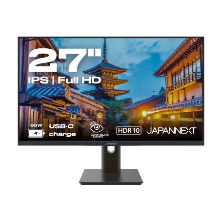 JAPANNEXT JN-IPS27FHDR-C65W-HSP Monitor PC 68,6 cm (27") 1920 x 1080 Pixel Full HD LED Nero