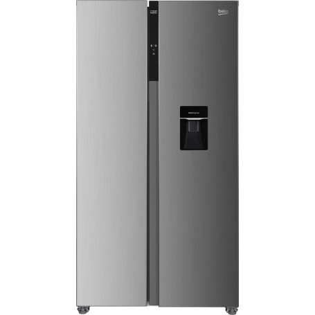 Beko GNO5322WDXPN, larghezza 90 cm, 529 L, No Frost, funzione Eco, modalità vacanza, illuminazione a LED, acciaio inox