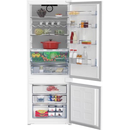 Frigorifero-congelatore da incasso Beko BCNE400E50SHN1, altezza nicchia 194 cm, 370 L, NoFrost, porta scorrevole
