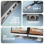 Axagon HMC-7HX2 replicatore di porte e docking station per laptop Cablato USB 3.2 Gen 1 (3.1 Gen 1) Type-C Grigio