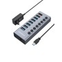 GRAUGEAR G-HUB71-A hub di interfaccia USB 3.2 Gen 1 (3.1 Gen 1) Type-A 5000 Mbit/s