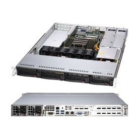 Supermicro AS-1014S-WTRT-EU sistema barebone per server Socket SP3 Rack (1U) Nero