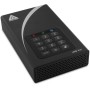 Apricorn Aegis Padlock DT disco rigido esterno 12 TB USB di tipo B 2.0/3.2 Gen 1 (3.1 Gen 1) Nero (ADT-3PL256-12TB)