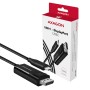Axagon RVC-DPC cavo e adattatore video 1,8 m USB tipo-C DisplayPort Nero (RVC-DPC)