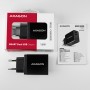 Axagon ACU-DS16 Caricabatterie per dispositivi mobili Nero Interno (ACU-DS16)