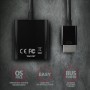 Axagon RVH-VGN cavo e adattatore video 0,17 m HDMI tipo A (Standard) VGA (D-Sub) Nero (RVH-VGN)