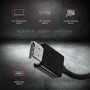 Axagon RVH-VGAN cavo e adattatore video 0,17 m HDMI tipo A (Standard) VGA (D-Sub) Nero (RVH-VGAN)