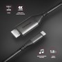 Axagon RVC-HI2MC cavo e adattatore video 1,8 m USB tipo-C HDMI Nero