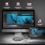 Axagon RVC-HI2M cavo e adattatore video 0,25 m USB tipo-C HDMI Nero