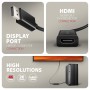 Axagon RVD-HI20N cavo e adattatore video 0,15 m DisplayPort HDMI Nero