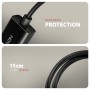 Axagon RVD-HI20N cavo e adattatore video 0,15 m DisplayPort HDMI Nero